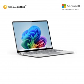 Microsoft Surface Laptop - Copilot+ PC - 13.8" touchscreen - Snapdragon® X Elite - 16GB Memory -  512GB SSD - (Latest Model, 7th Edition) - Platinum - ZGP-00018 + Shieldcare 1 Year Extended Warranty + Microsoft 365 Personal