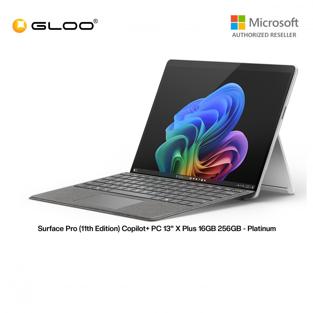 Microsoft Surface Pro - Copilot+ PC - 13" - Snapdragon® X Plus -16GB Memory - 256GB SSD - (Latest Model, 11th Edition) - Platinum - ZHX-00013