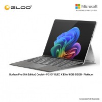 Microsoft Surface Pro - Copilot+ PC - 13" OLED Touchscreen - Snapdragon® X Elite -16GB Memory - 512GB SSD - (Latest Model, 11th Edition) - Platinum - ZIA-00013