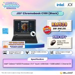 JOI Chromebook C100 (N4120,4GB,64GB,11.6 Inches Touch) QC-C100 Laptop