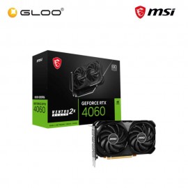 MSI GeForce RTX 4060 VENTUS 2X BLACK 8G OC Graphics Card (912-V516-012)