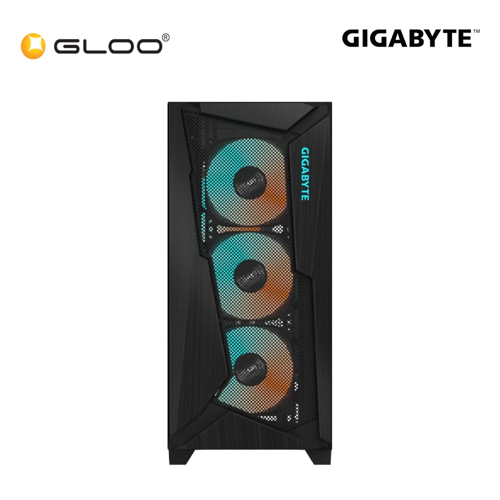 Gigabyte C301 Glass Mid-Tower PC Gaming Case - Black (GZ-C301G BLK)