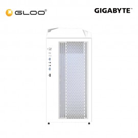 Gigabyte C301 Glass Mid-Tower PC Gaming Case – White (GZ-C301G WHT)