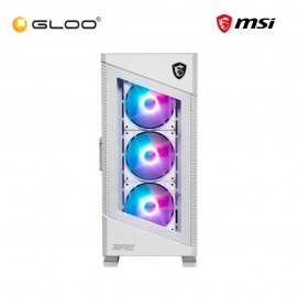 MSI MPG Velox 100R Tempered Glass Mid Tower Case – White (306-7G18W23-809)