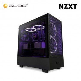 NZXT H5 Flow Mid-Tower Case – Black (CC-H51FB-01)