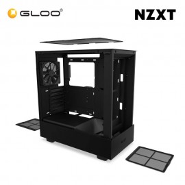 NZXT H5 Flow Mid-Tower Case – Black (CC-H51FB-01)