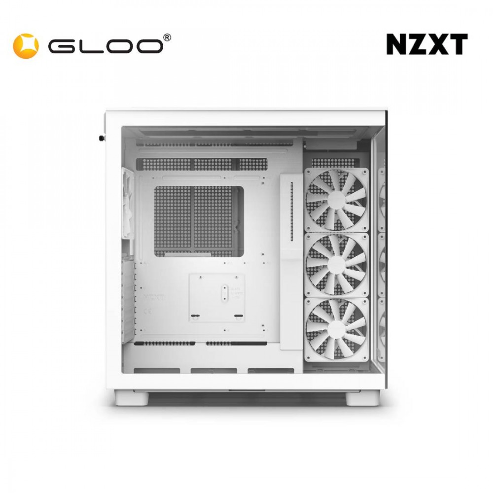 Nzxt H9 Flow Mid Tower Case White