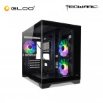 Tecware VXN Evo Dual Chamber ARGB MATX Casing - Black (TWCA-VXNEV-BKAR)