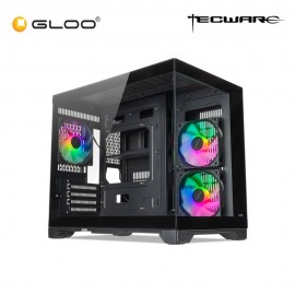 Tecware VXN Evo Dual Chamber ARGB MATX Casing - Black (TWCA-VXNEV-BKAR)