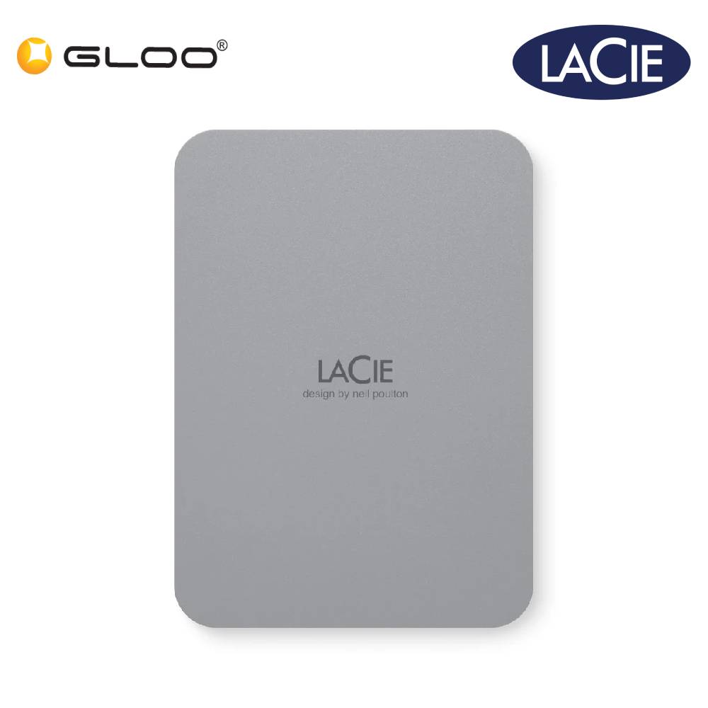 LaCie Mobile Drive V2 USB-C With Rescue Portable Hard Drive (STLP1000400)