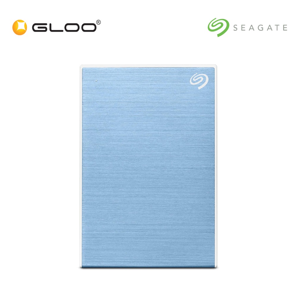 Seagate One Touch 5TB External HDD with Password Protection – Light Blue (STKZ5000402)