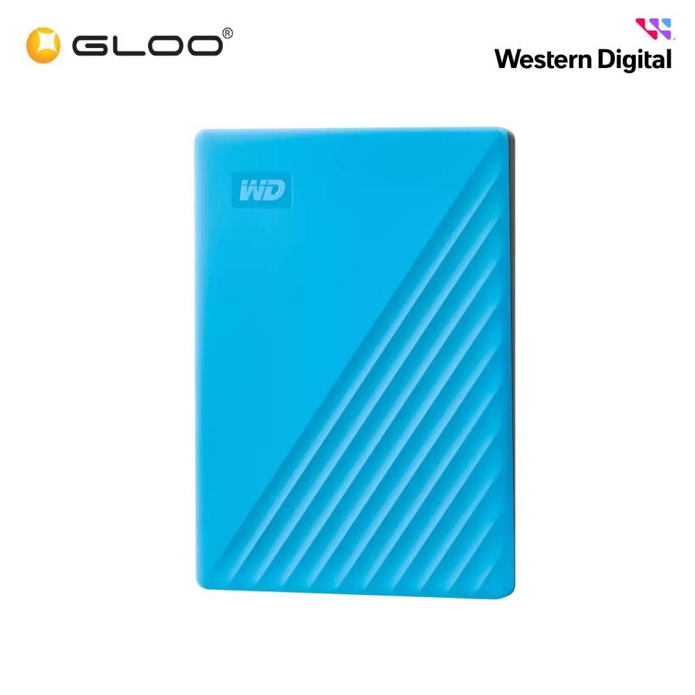 Western Digital 2TB My Passport Portable Storage USB 3.2 Gen 1 - Blue - WDBYVG0020BBL-WESN