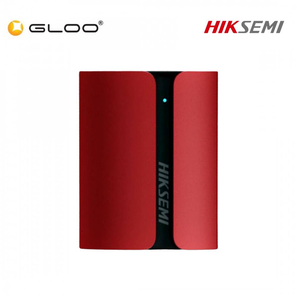 HIKSEMI T300S 1TB USB 3.1/ TYPE-C PORTABLE SSD - RED (HS-ESSD-T300S/1TB/RED)