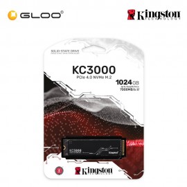 Kingston KC3000 1TB M.2 2280 PCIe NVMe GEN4 SSD (SKC3000S/1024G)