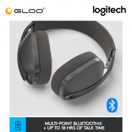 Logitech Zone Vibe 100 Bluetooth Wireless Headset (Off-White) 981-001220