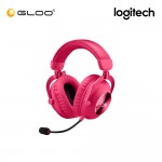 Logitech Pro X 2 Lightspeed Wireless Gaming Headset - Magenta (981-001276)