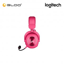 Logitech Pro X 2 Lightspeed Wireless Gaming Headset - Magenta (981-001276)