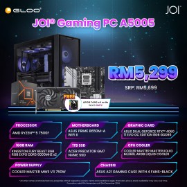 JOI GAMING PC (R5-7500F/16GB RAM/1TB SSD/RTX 4060 Ti EVO/DOS)