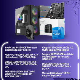 [Pre-order] JOI Gaming PC Build (i5-12400F/RTX 3050)