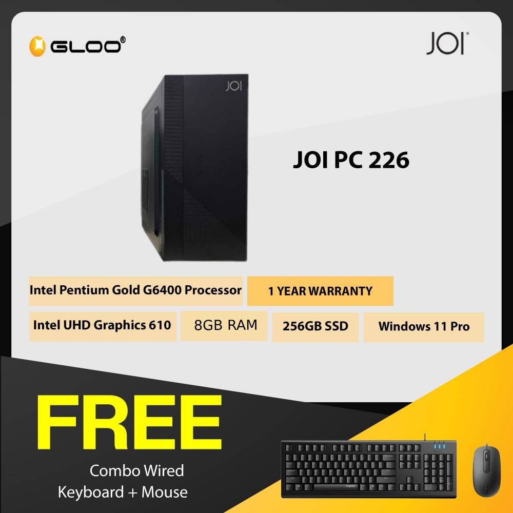 JOI PC 226 (Pentium G6400/8GB RAM/256GB SSD/W11P)