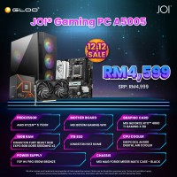 JOI Gaming PC A5005 (AMD Ryzen 5 7500F/16GB RAM/1TB SSD/RTX4060 Ti/DOS)