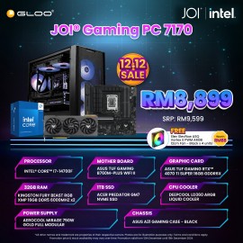 JOI Gaming PC 7170 (Intel core i7-14700F/32GB RAM/1TB SSD/RTX4070/DOS)