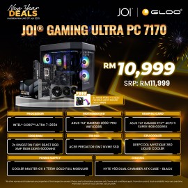 JOI Gaming Ultra PC (Intel core ultra 7-265KF/32GB RAM/1TB SSD/RTX4070 TI/DOS)