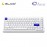 Akko MOD007 PC Blue on White Fully Assembled Hot-Swap Keyboard - Akko Piano Switch (6925758622721)
