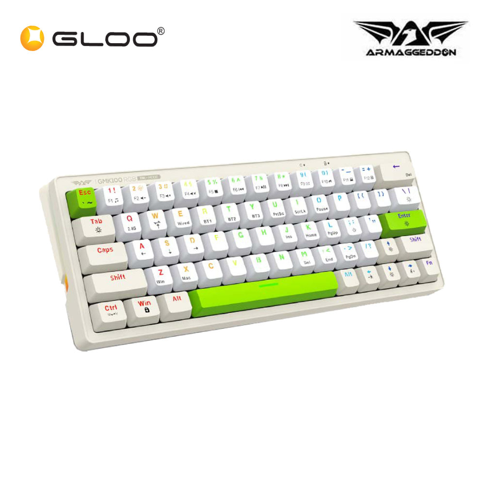 Armaggeddon GMK100 RGB Trimode Wireless Mechanical Keyboard - Spring 8886411988784