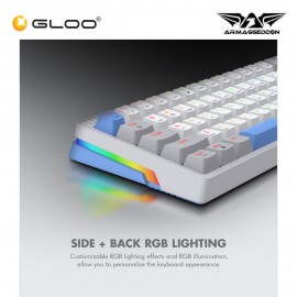 Armaggeddon GMK100 RGB Trimode Wireless Mechanical Keyboard - Autumn 8886411988814