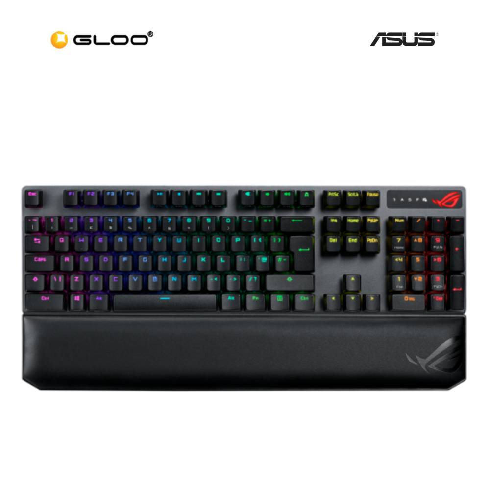 ASUS XA09 STRIX SCOPE NX WIRELESS DELUXE GAMING KEYBOARD WITH RED SWITCH 90MP02I6-BKUA00