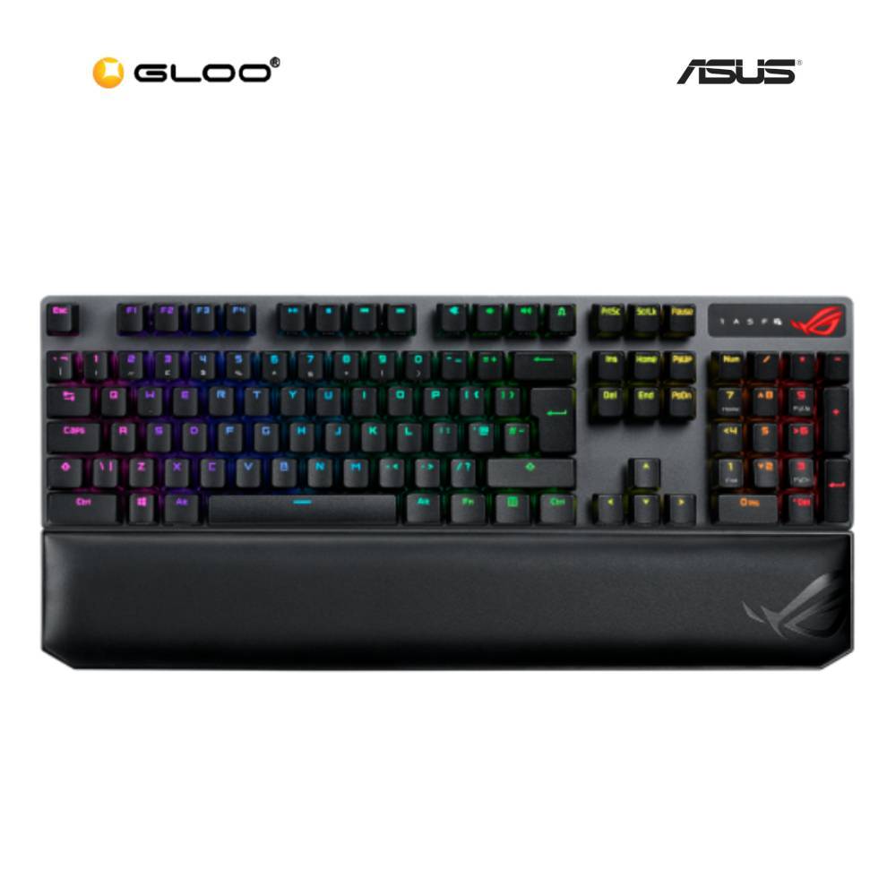 ASUS XA09 STRIX SCOPE NX WIRELESS DELUXE GAMING KEYBOARD WITH BROWN SWITCH 90MP02I7-BKUA00