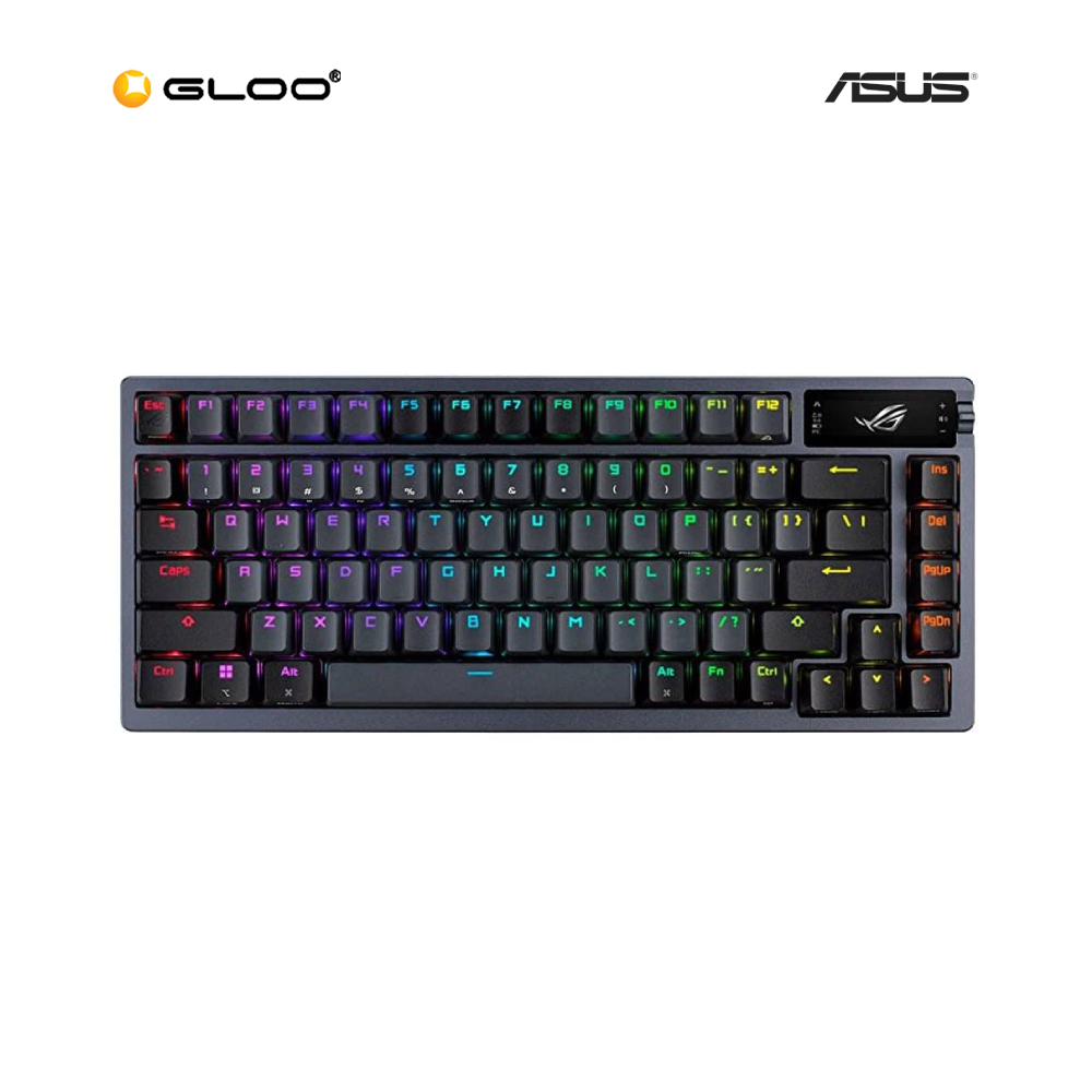 ASUS M701 ROG AZOTH NX MECHANICAL HOT-SWAP / RED LINEAR KEYBOARD - BLACK (90MP0316-BKUA01)