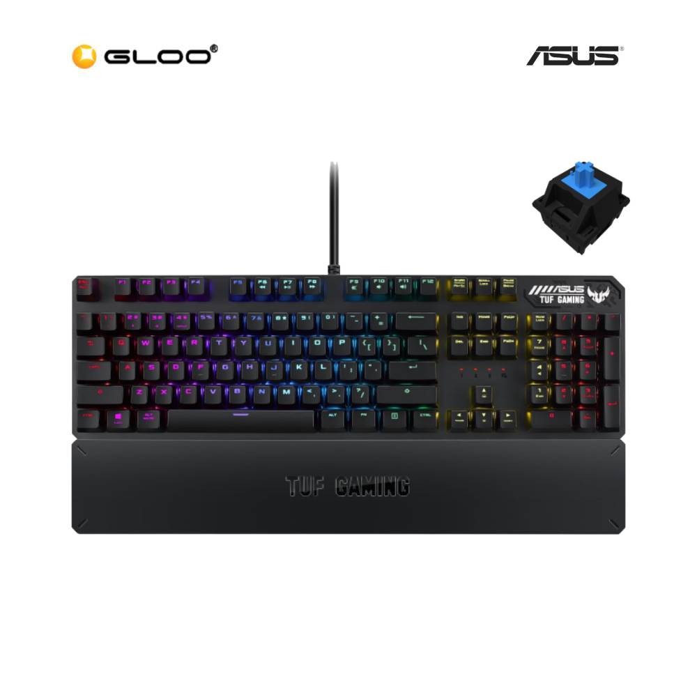 ASUS RA05 TUF K3 BLUE SWITCH GAMING KEYBOARD (90MP01Q2-BKUA00)