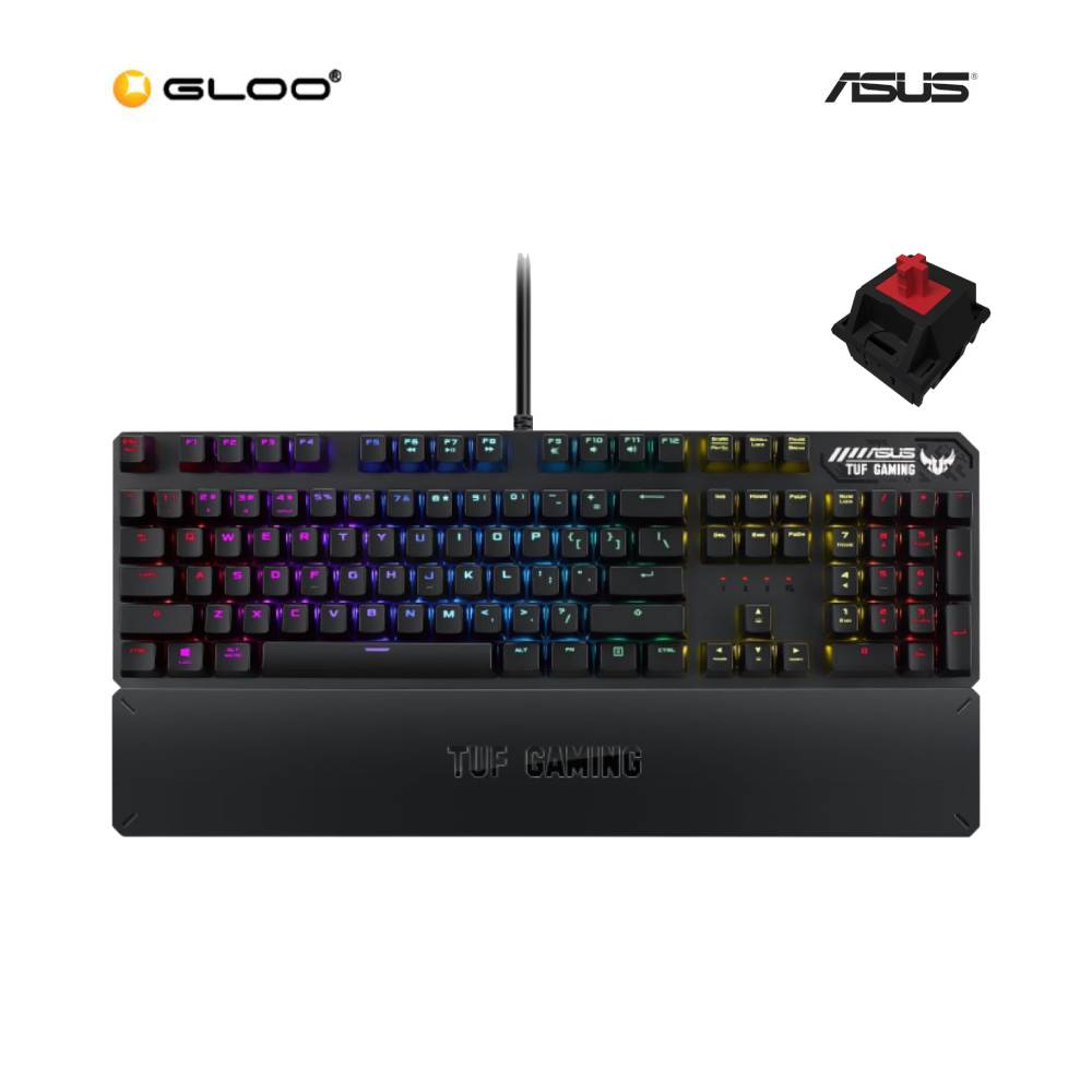 ASUS RA05 TUF K3 RED SWITCH GAMING KEYBOARD (90MP01Q0-BKUA00)