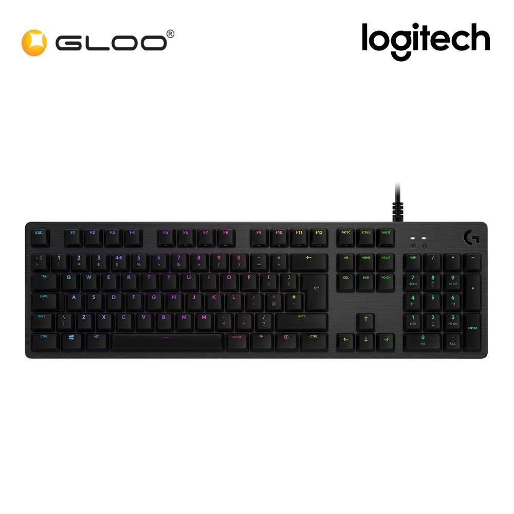 Logitech G512 LIGHTSYNC RGB Mechnical Gaming Keyboard - GX Red Linear (920-009372)