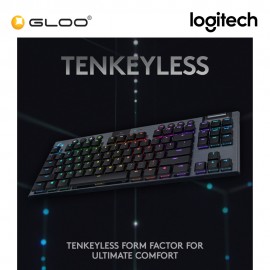 Logitech G913 TKL Tenkeyless Lightspeed Wireless RGB Mechanical Gaming Keyboard - Tactile 920-009506