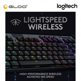 Logitech G913 TKL Tenkeyless Lightspeed Wireless RGB Mechanical Gaming Keyboard - Linear 920-009523