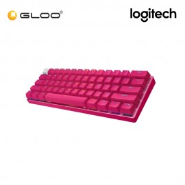 Logitech G PRO X 60 LIGHTSPEED Wireless Gaming Keyboard (Tactile) - Magenta 920-011954