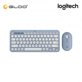 Logitech PEBBLE 2 COMBO - Blue - Keyboard and Mouse Combo (920-012190)