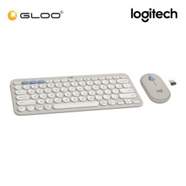 Logitech PEBBLE 2 COMBO - Sand - Keyboard and Mouse Combo (920-012191)