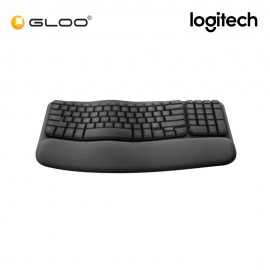 Logitech Wave Keys Wireless Ergonomic Keyboard - Graphite 920-012281