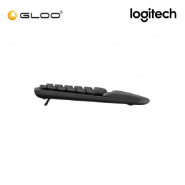 Logitech Wave Keys Wireless Ergonomic Keyboard - Graphite 920-012281