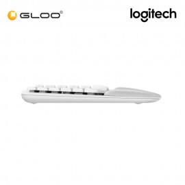 Logitech Wave Keys Wireless Ergonomic Keyboard – Off-White/Pale Grey 920-012282