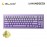 MonsGeek M7W Purple Fully Assembled Multi-Mode Wireless Hot-Swap Keyboard with Akko Cream Yellow Pro Switch 6975351383253