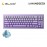 MonsGeek M7W Purple Fully Assembled Multi-Mode Wireless Hot-Swap Keyboard with Akko Cream Blue Pro Switch 6975351383260