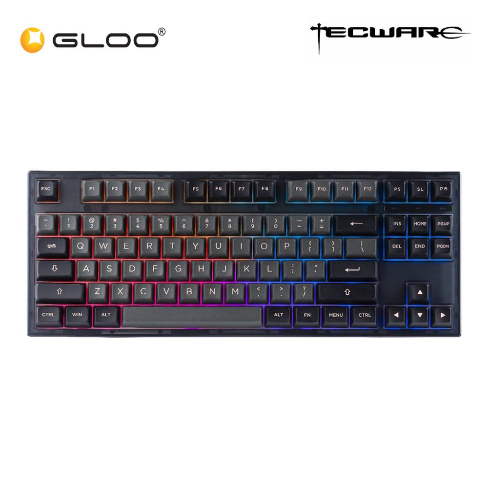 Tecware Veil 87 Pre-Built Pearl Linear Switch Mechanical Keyboard - Black TWKB-VEIL87BK-LNR