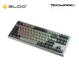 Tecware Phantom+ Elite 87 RGB White Mechanical Keyboard - Wraith Brown Switch (TWKB-PE87PZT-WHWBR)