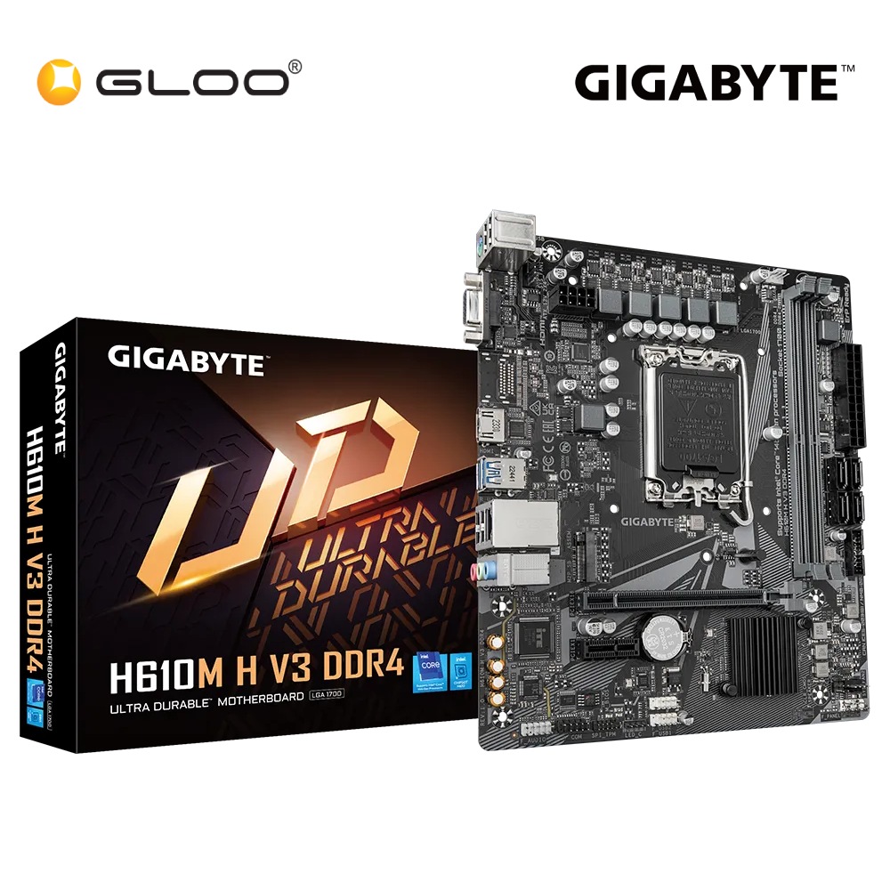 Gigabyte H610M H V3 DDR4 Motherboard (9MH61MH3-00)