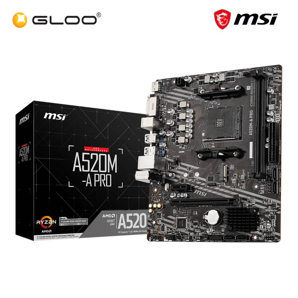 MSI A520M A Pro Motherboard